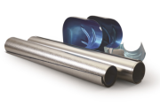 Metal insulation jacketing in rolls and preformed elbows